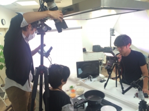 キッチンスタジオ　WEB動画　撮影